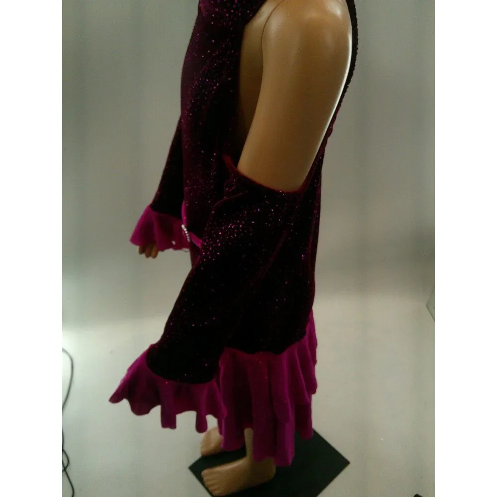 Pre-Owned Dance Costume Large Child Magenta Costume Gallery Jazz Tap Clogging D